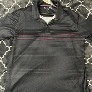 black golf shirt polo